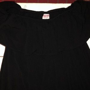 Off the shoulder black dress -  open to offers